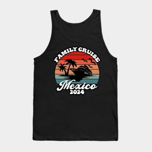 Family Cruise Mexico 2024 Matching Couple Tee Tank Top